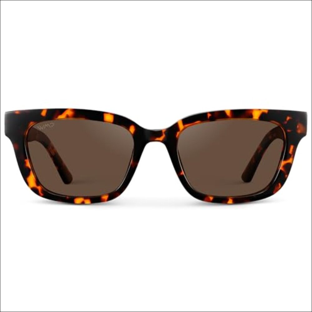 Polarized Rectangular Sunglasses, Narrow Acetate … - image 2